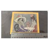 Original 2002 Watercolor Fashion Illustration