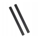 2pcs 1in Round Acetal Copolymer Rods - Standard Tolerance 12-Inch Length Opaque Black Acetal Copolymer Rods Meets ASTM D6778 Specifications Perfect for Non-Marring Fixtures (1\" x 12\", 2) DP60