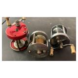 Lot of 3 Vintage Fishing Reel for parts