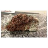Natural Chrysocolla and Quartz Mineral Specimen from Mexico approx 4x2x1.5 inches