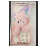 XZC for Samsung Galaxy S23 Ultra Case with Wrist Strap, 3D Cartoon Stuffed Plush Doll Design Protective Phone Case for Women Girls DP60