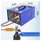 Retails for $171! PCP Air Compressor 4500Psi/30Mpa Water/Oil Free PCP Air Pump Rifle/Pistol Paintball Cans Powered 12V Automotive DC 110V AC For Home Use With Power Converter And Oil-moisture Filter E