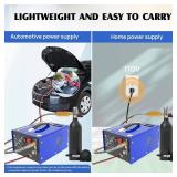 Retails for $171! PCP Air Compressor 4500Psi/30Mpa Water/Oil Free PCP Air Pump Rifle/Pistol Paintball Cans Powered 12V Automotive DC 110V AC For Home Use With Power Converter And Oil-moisture Filter E