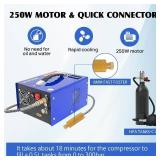 Retails for $171! PCP Air Compressor 4500Psi/30Mpa Water/Oil Free PCP Air Pump Rifle/Pistol Paintball Cans Powered 12V Automotive DC 110V AC For Home Use With Power Converter And Oil-moisture Filter E