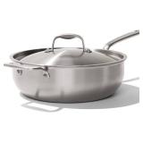 Retails for $200! Made In 5 Qt Stainless Clad Saucier