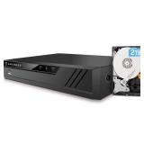Retails for $270! NV4108E-HS 4K 8CH POE NVR Pre-Installed 2TB Hard Drive
