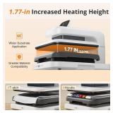 Retails for $280! HTVRONT Auto Heat Press 2 - Heat Press Machine for T Shirts with Adjustable Pressure & Higher Heating Height, Heats Up Fast & Evenly Heat Press 15x15 for HTV, Sublimation, Heat Trans