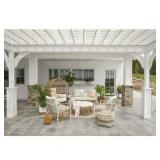 Retails for $320! Better Homes & Gardens Lilah 2-Pack Outdoor Wicker Lounge Chair, White