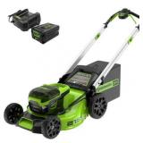 Retails for $500! Greenworks 60V 21" Cordless Brushless Lawn Mower with 5.0Ah Battery & Charger 2531602