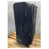 Retails for $180! Laduga Softside Expandable Luggage with Large Steel Wheels Checked-Luggage Suicase (Black, 29-Inch)