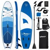 Retails for $160! Quashley Inflatable Stand Up Paddle Board,10-11ft Inflatable Paddleboards 32/34 Inch Wide,All Around SUP for Beginners with Lightweight Paddle,Hand Pump,Backpack,Leash,Durable & Port