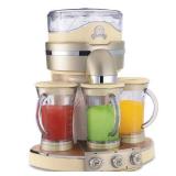 Retails $285! Margaritaville Tahiti Frozen Concoction Maker: Stainless Steel Blades, 72 oz Capacity, 700 Watts, Off-White