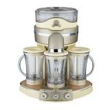 Retails $285! Margaritaville Tahiti Frozen Concoction Maker: Stainless Steel Blades, 72 oz Capacity, 700 Watts, Off-White