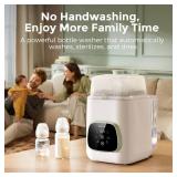 Retails for $300! Momcozy KleanPal Pro Baby Bottle Washer, Sterilizer & Dryer - All-in-One Cleaning Machine for Bottles, Pump Parts & Baby  - Time-Saving & Effortless Care