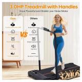 Retails for $230! Walking Pad Treadmill with Incline and Handle Bar273