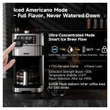 Retails for $200! Drip Coffee Maker with Built-in Grinder, 10-Cup Coffee Machine with 24-Hour Delay Timer, Touch Screen, Self-Cleaning, Reusable Filter, 1.5L Removable Water Tank, Warming Plate, Silve