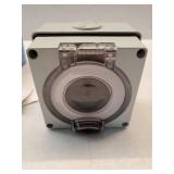 30Amp Power Outlet Box,125Volt NEMA TT-30R Receptacle Outdoor dustproof and Weatherproof for Electric Vehicles, generators, Welding Machines, etc. ETL Listed - Retail: $26