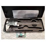 Digital Caliper Measuring Tool, 6 Inch Caliper Tool with Large LCD Screen, Easy Switch from Inch Millimeter Fraction, Stainless Steel Vernier Caliper Digital Micrometer for DIY/Household - Retail: $22
