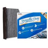 Spearhead Odor Defense Breathe Easy AC & Heater Cabin Filter | Fits Various 2006-22 Audi/VW Like OEM | Up to 25% Longer Lasting w/Activated Carbon (BE-373)