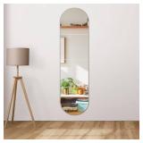 Mirrors Wall Full Length, 12x12in 4pcs Kids Acrylic Mirror Stickers, Full Body Length Mirrors for Walls, Wall-Mounted Stick On Frameless for Mirror, Mirror Stickers for Makeup Workout Gym Hallway Dorm