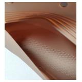 AGIKET Silicone Makeup Brush Holder Travel Cosmetic Bag Soft Portable Cosmetic Face Brushes Holder with Upgrade Anti-Fall Out Magnetic Closure, Large Travel Makeup Brush Case - Walnut