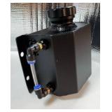 AOCISKA Universal 1L Radiator Coolant Overflow Tank, Aluminum Radiator Coolant Overflow Expansion Tank, Recovery Water Tank Reservoir, Water Coolant Overflow Expansion Tank Reservoir