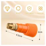 YAFIYGI 4 Pack Pump Sprayer Nozzle Tips Replacement Caps for Garden Sprayer Brass Core Gear Mister Spray Bottle Nozzles Fits 1.5L 2L 3L 0.5 Gallon Tank Replacement Cap for Water Spraying
