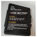 MACXCOIP Cobalt Drill Bit Set, 13Pcs M35 High Speed Steel Jobber Length Drill Bit Kit for Hardened Metal, Stainless Steel, Cast Iron, Wood and Plastic, with Index Storage Case, 1/16-1/4""