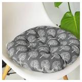Bohemian Soft Round Chair Pad Garden Patio Home Kitchen Office Seat Cushion Tree Navy Diameter 16 - Retail: $13"