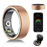 Smart Ring for Women Men - Fitness Tracker with Heart Rate/Blood Oxygen/Stress Monitor/Steps/Sleep Tracking, No App Subscription, 5ATM Waterproof Health Rings - Retail: $36