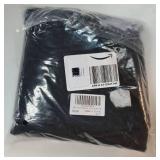 BDDC Table Covers for 6 Foot Tables, Black Washable and Wrinkle Resistant Stretch Tablecloths Rectangle 6ft for Events, Wedding, Banquets, Parties - Retail: $10