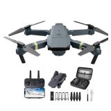 E58 Foldable Mini RC Drone for Kids Beginners Adults Gift, Portable Quadcopter with Camera, Altitude Hold, 3D, One Key Return, Drone Aerial