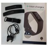 Fitbit Charge 4 Black Advanced Fitness Tracker.  NO WATCH. ONLY BAND AND CHARGING CABLE. - Retail: $137