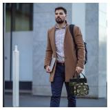 MIYCOO Lunch Bag & Lunch Box for Men Women Double Deck - Leakproof Insulated Soft Large Adult Lunch Cooler Bag for Work (Camouflage, 15L) - Retail: $23