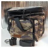 MIYCOO Lunch Bag & Lunch Box for Men Women Double Deck - Leakproof Insulated Soft Large Adult Lunch Cooler Bag for Work (Camouflage, 15L) - Retail: $23