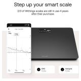 Withings Body - Digital Wi-Fi Smart Scale with Automatic Smartphone App Sync, BMI, Multi-User Friendly, with Pregnancy Tracker & Baby Mode - Retail: $70