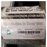 Door Mat Indoor Entrance, Sturdy Front Door Mat Outdoor, Absorbent Muddy Dirt Resist Welcome Door Mats, Non-Slip Backing Entry Mat Doormat for Entryway, Fade and Stain Resistant, 60x36 Inch, Grey