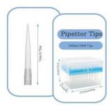 1000ul Pipette Tips - Universal Pipette Tips, Clear, DNase/RNase Free, Non-Pyrogenic, 100 Filter Tips X 10 Box (1000ul (1000 Tips).