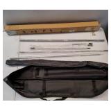 Feather Flag Pole Kit for Swooper Flag 8FT, Swooper Flag Pole Kit with Ground Spike for Feather Flags - Retail: $33