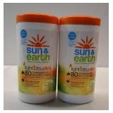 All Purpose Cleaner Wipes Bulk by Sun & Earth, 480 total wipes, Pack of 6, All Natural Citrus Scent, Plant Based Ingredients, Safe on all Household hard surfaces, No Phosphates, Parabens or Sulfates,8