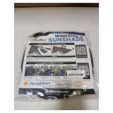 EcoNour Patented Design Car Windshield Sun Shade | Blocks 99% Heat & Keeps Interior Cool | Fits Cars, SUVs, Trucks | Automotive Sun Screen, Visor & Car Accessories for Summer | Medium (64x32 Inches)