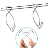 Hotop Drop Ceiling Clips Hanging Suspended Ceiling Hooks For Classrooms, Office, Party, Home And Wedding Decoration(Silver,96 Pcs)