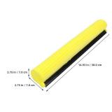 Amosfun 2pcs Mop Sponge Head Replacement For Roller Mops - 15 Inch PVA Foam Mop Heads For Effective Cleaning