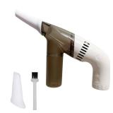 Electric Bead Sucker Bug Vacuum Machine Hand Held Vacuums Tiny Car Vacuum Handheld Bead Suction Machine for Jewelry Making (White)