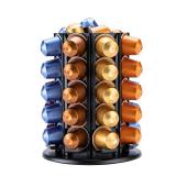 Rice rat Pod Holder for Nespresso Original for 40 Nespresso Original Pods With Central Additional Pods Storage(Carousel-50+ Pods)