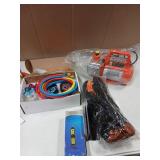 BACOENG R1234yf AC Vacuum Pump and Gauge Set, 4 CFM HVAC Vacuum Pump with Leak Detector for R1234yf Refrigerant, with Can Tap and Quick Couplers (Vacuum Oil Not Included)