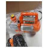 BACOENG R1234yf AC Vacuum Pump and Gauge Set, 4 CFM HVAC Vacuum Pump with Leak Detector for R1234yf Refrigerant, with Can Tap and Quick Couplers (Vacuum Oil Not Included)
