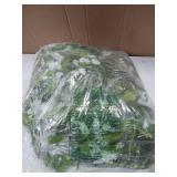 Lvydec Wisteria Artificial Flowers Garland, 4Pcs Total 28.8ft White Artificial Wisteria Vine Silk Hanging Flower for Home Garden Outdoor Ceremony Wedding Arch Floral Decor