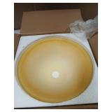 Antique Glass Lamp Shade for Floor lamp, Alabaster Torchiere Lamp Shade Replacement, Floor Lamp Replacement Parts (Antique, 12