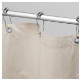 Bean Products Organic Cotton Stall Shower Curtain (Natural), [70" x 74"] | All Natural Materials | Works with Tub, Bath and Stall Showers